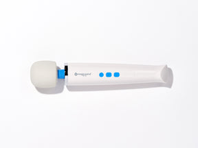 Magic Wand Mini Rechargeable Wand Vibrator — White, 9.6 in - HV-135