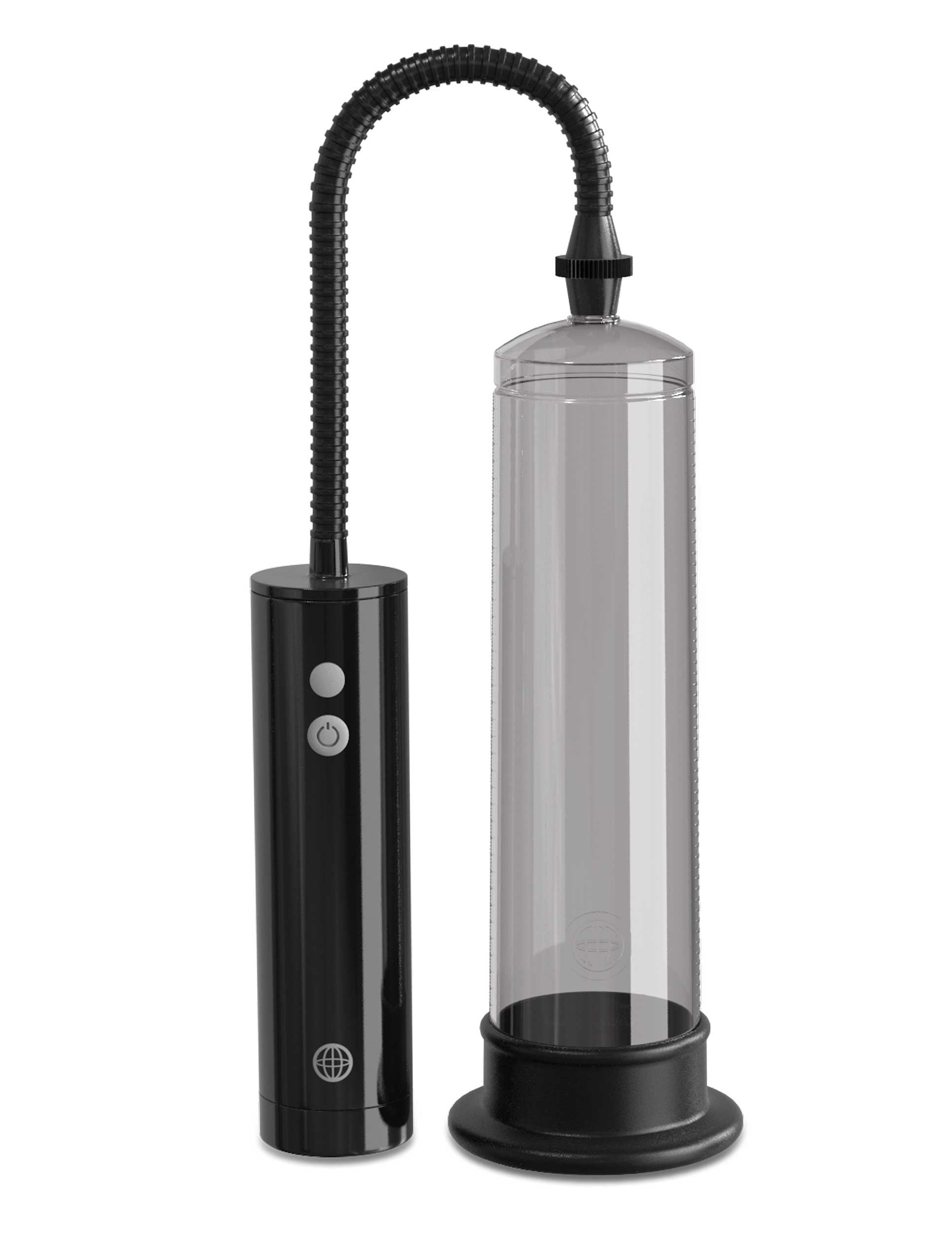 Pump Worx Beginners Rechargeable Auto Vac Kit - Smoke / Black by Pipedream