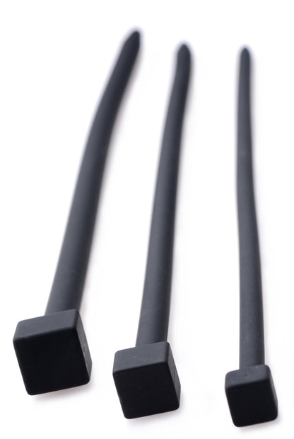 Master Series Bolted Deluxe XL Urethral Sound Set - Black by XR Brands