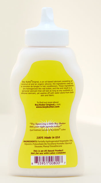Boy Butter Original Lubricant 9 oz Squeeze - BB09
