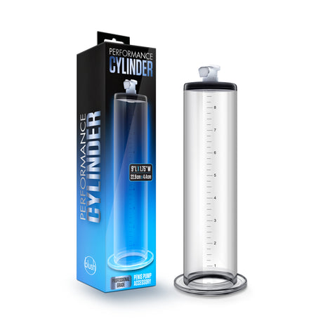 Blush Performance Penis Pump Cylinder, 9 x 1.75 in — Clear - BL-09501