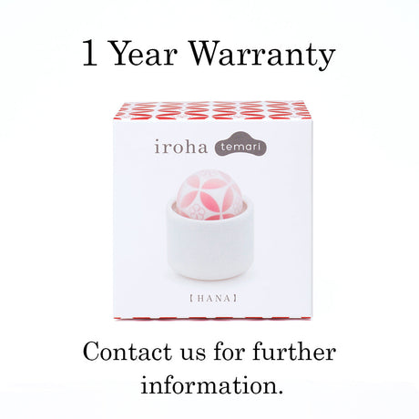 Iroha temari HANA Rechargeable Mini Vibrator — 2.4 × 2.8 in, 4 Speeds - TN907
