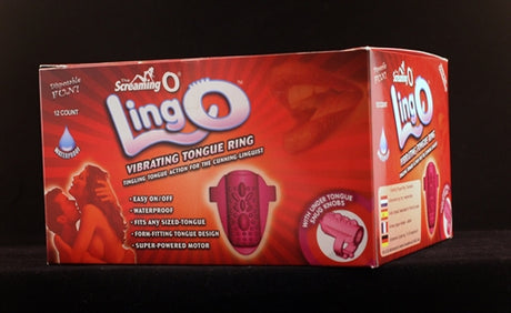 Screaming O Ling-O Vibrating Tongue Ring, 12-Count Box - LNG110D