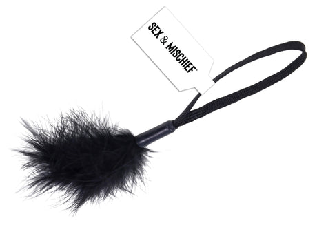 Sportsheets Black Wrist Feather Tickler with Turkey Feathers - SS10206