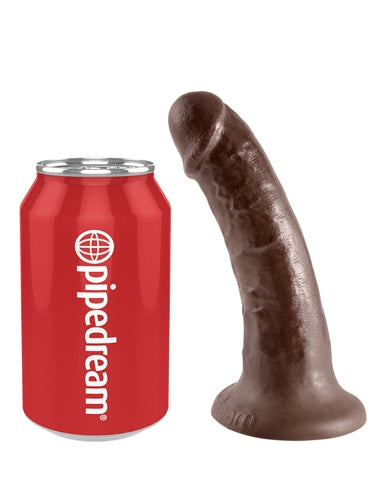 King Cock 6-Inch Cock - Brown by Pipedream