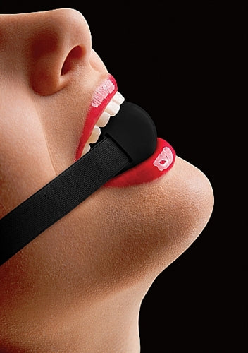 Elastic Ball Gag - Black by Shots