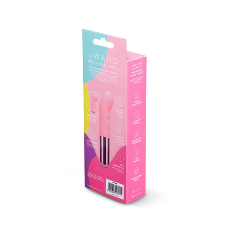 Le Wand Mini G-Thrill Rippled G-Spot Vibrator — Rechargeable - LW8015