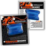OXBALLS Squeeze Short Ballstretcher — Blue Fire, 1.25" - OX-3208-BLF