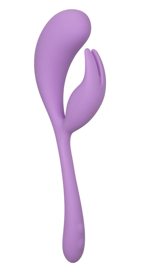 CalExotics Elle Liquid Silicone Dual Flicker Vibrator - SE4365253