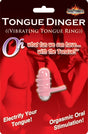 Hott Products Tongue Dinger Vibrating Tongue Ring, Magenta 2 in - HTP2170