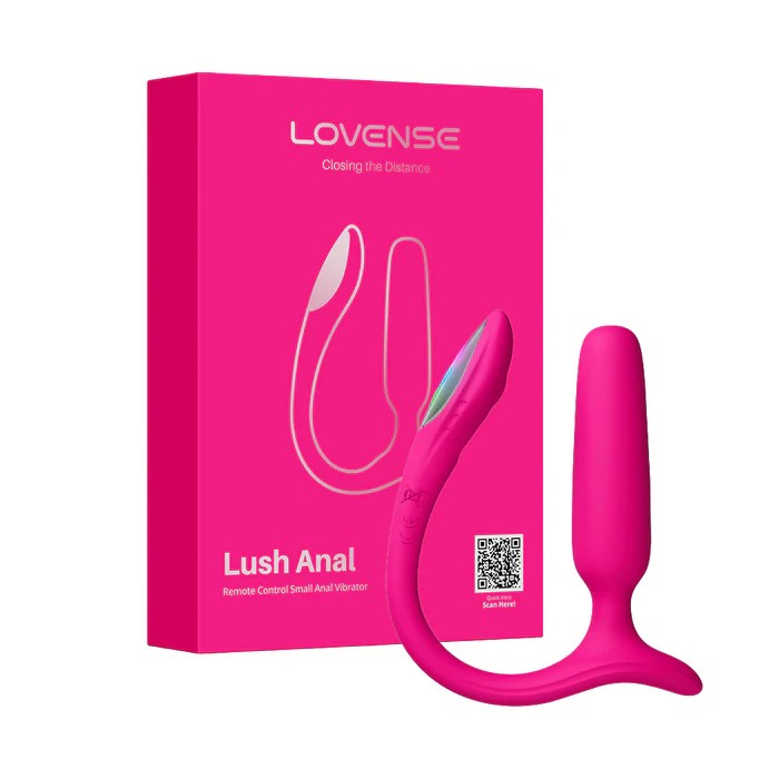 Lovense Lush Anal Vibrator — App-Controlled, 21.5 mm - LS0678