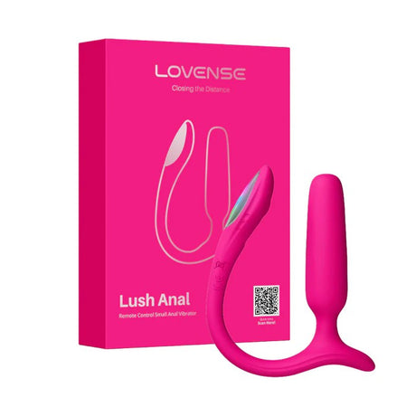 Lovense Lush Anal Vibrator — App-Controlled, 21.5 mm - LS0678