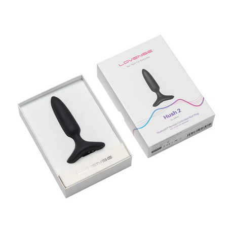 Lovense Hush 2 Vibrating Butt Plug — 1 in. Diameter - LS9797