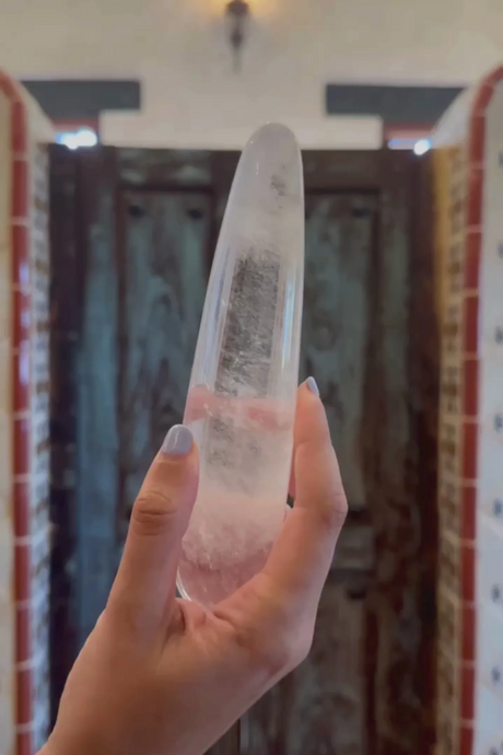 Chakrubs Prism Original Wand — Clear Quartz Crystal Wand - CK8042