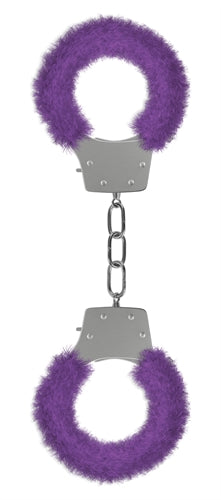 Pleasure Handcuffs Furry - Purple by Shots