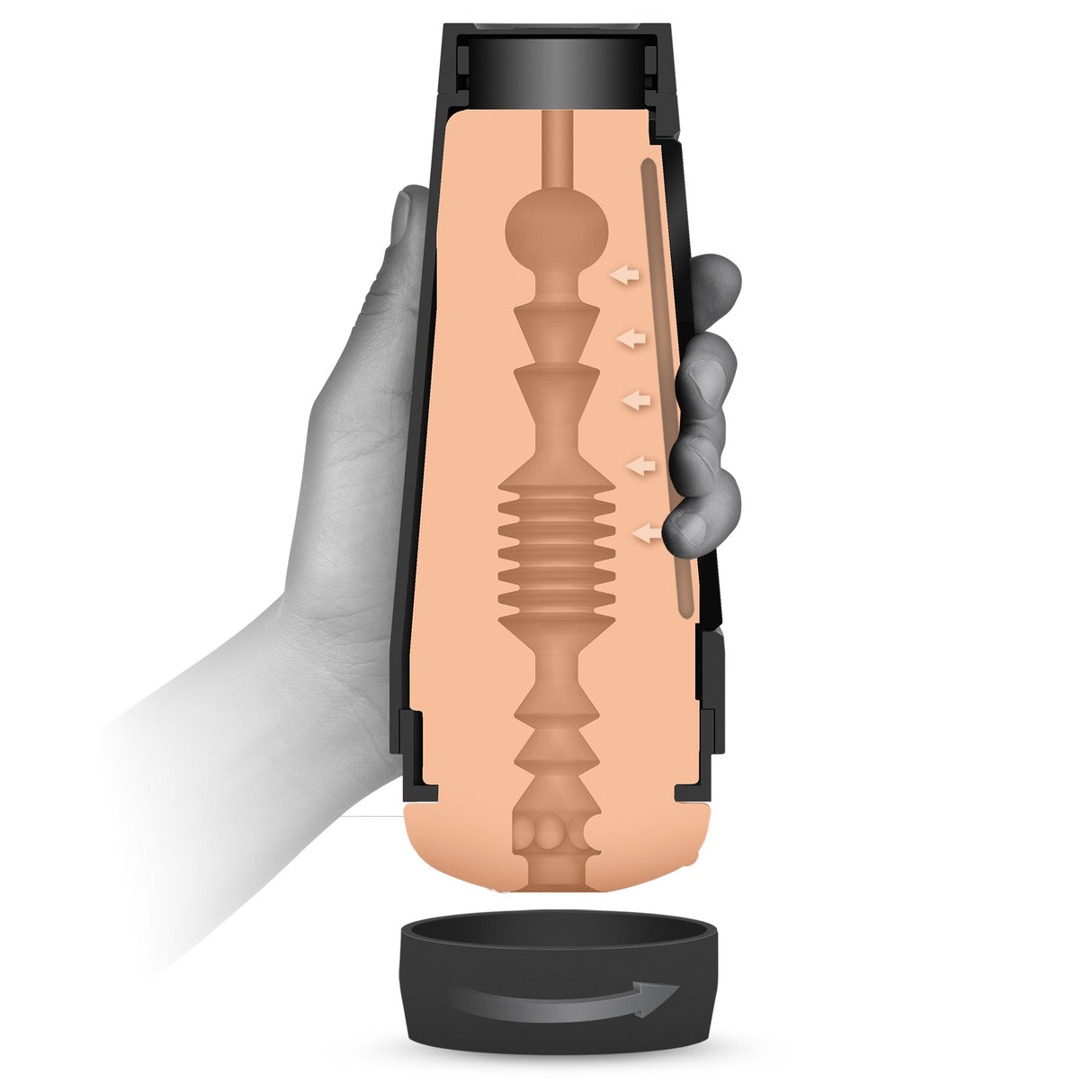 Doc Johnson Main Squeeze Vicky Vette Molded Masturbator - DJ5200-10-BX