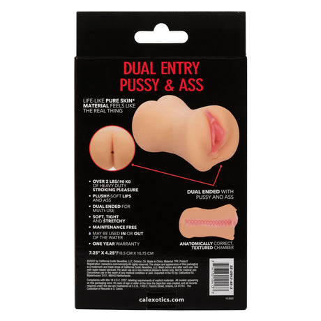 Stroke It Dual Entry Pussy and Ass - Ivory
