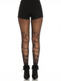 Leg Avenue Bat Wing Sheer Tights Black OS - LA-7738