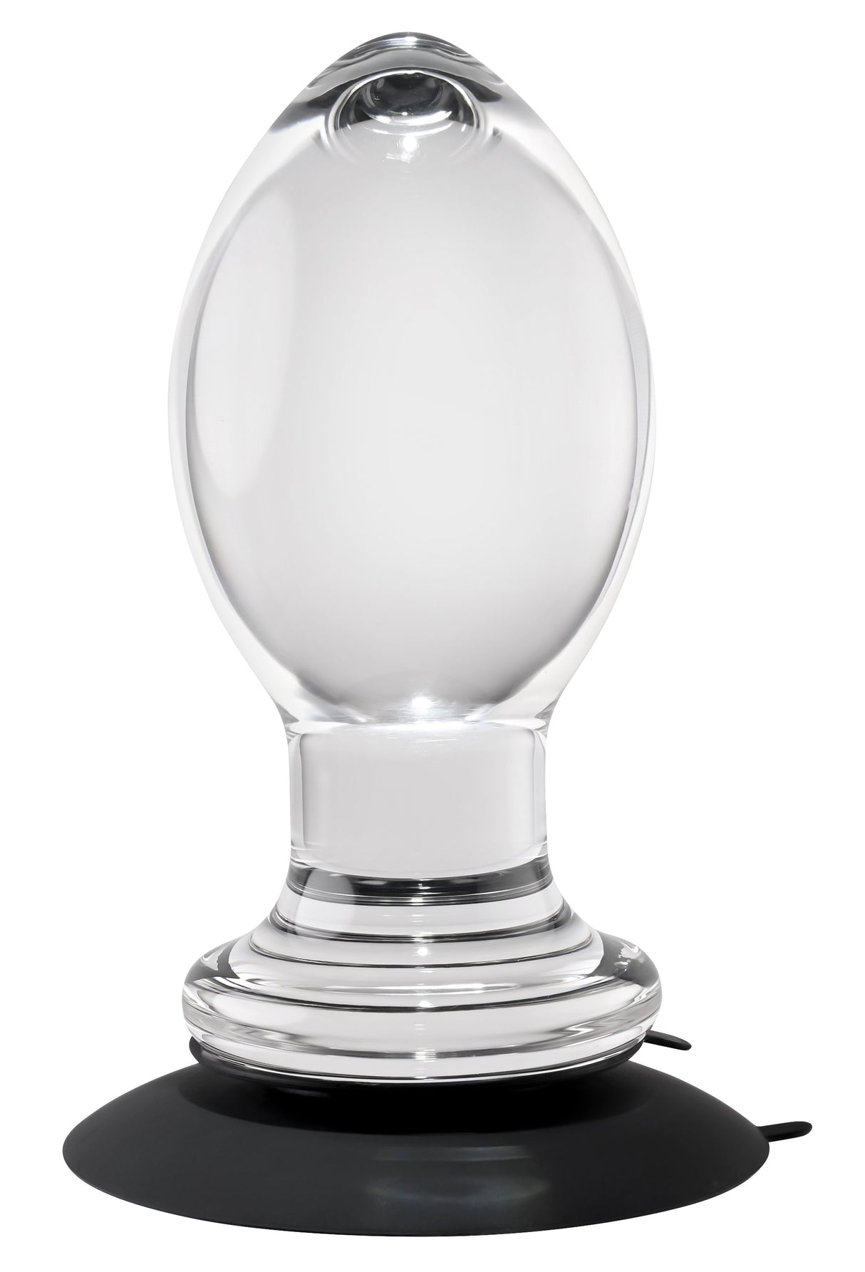 Evolved Novelties Crystal Ball Clear Anal Plug, 4" Insertable - GX-BP-1034-2