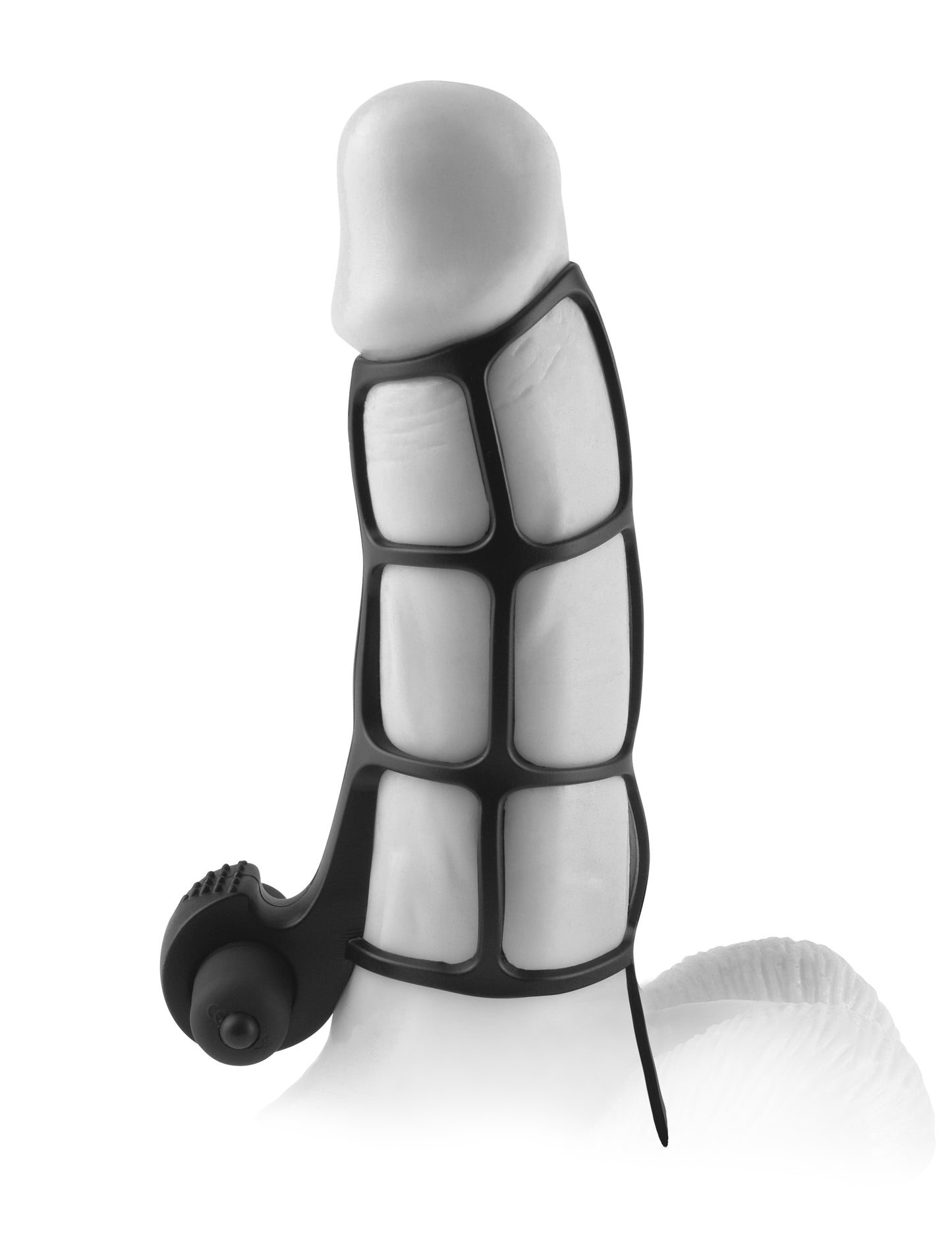 Fantasy X-Tensions Deluxe Silicone Power Cage - Black by Pipedream