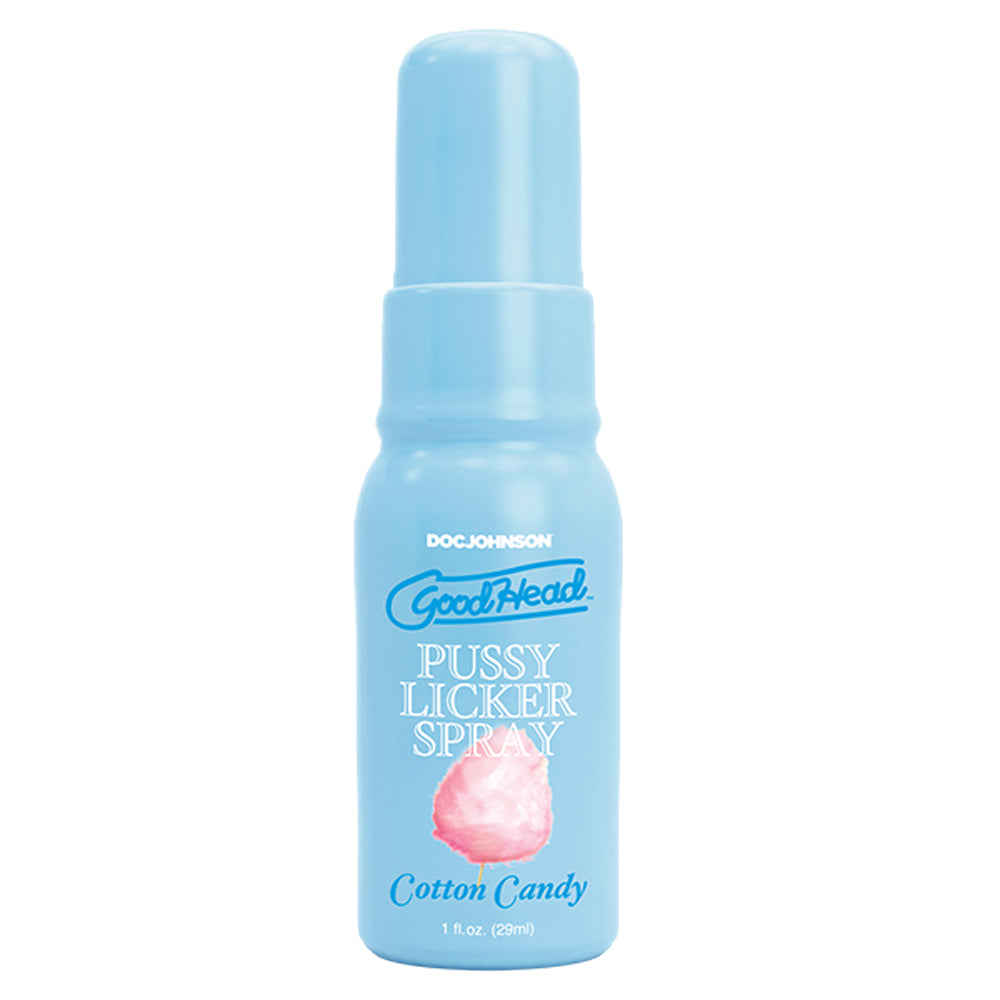 Doc Johnson GoodHead Lickable Spray — Cotton Candy Flavor, 1 fl oz - DJ1364-29-CD