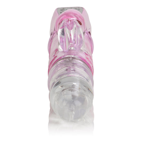 CalExotics Dual-Motor Thrusting Jack Rabbit Vibrator, Pink - SE0661003