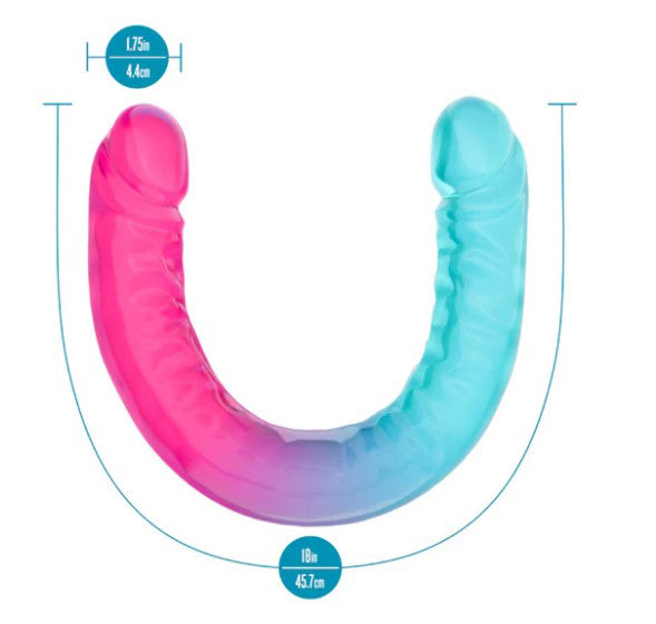 Blush B Yours Candy Papi Double Dildo — 17.75-inch - BL-36780