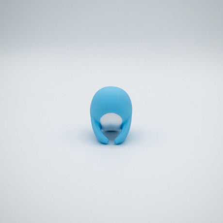 The Heavenly Humpback Finger Bullet Vibrator - Blue