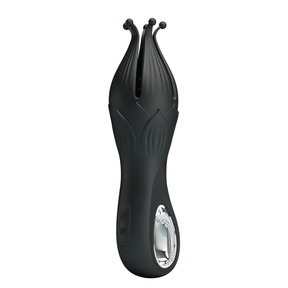 Pretty Love Arella Octopus-Shaped Vibro Penis Trainer — Black - BI-300082