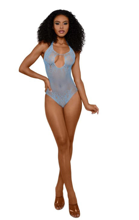 Dreamgirl Ashley Teddy — One Size, Arctic Blue - DG-14315ABOS