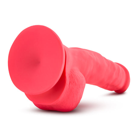 Blush Ruse Shimmy Realistic Dildo, 6" Insertable — Red - BL-83708