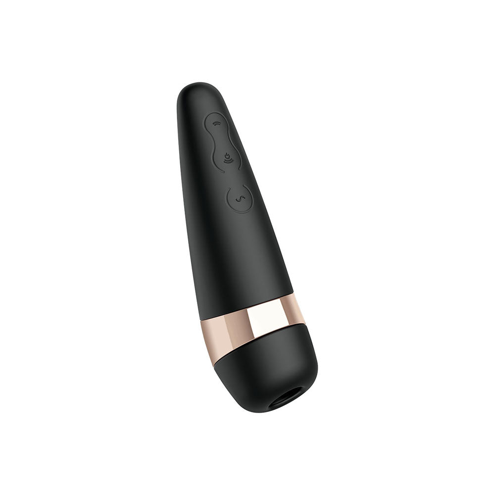 Satisfyer Pro 3 Plus Pressure-Wave Stimulator — Matte Black - SAT-PRO3VIBE