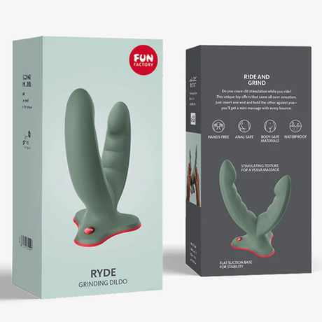 Fun Factory RYDE Dildo — Ridges with Harness-Friendly Suction Base - FN454WO