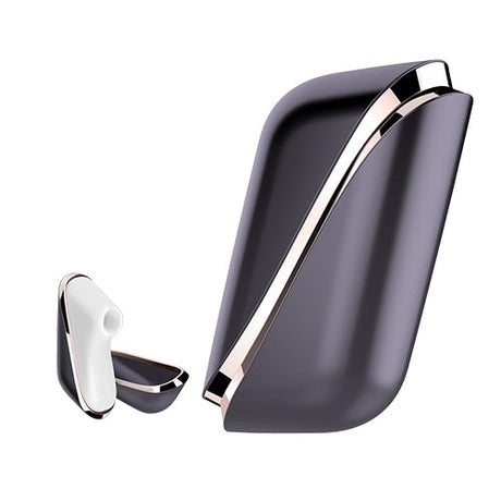 Satisfyer Traveler Clitoral Stimulator, Aubergine/Rose Gold - SAT-PROTRAV