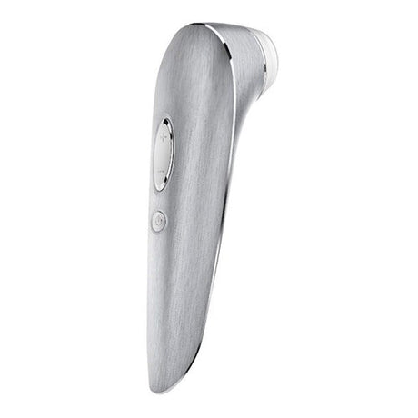Satisfyer High Fashion Clitoral Stimulator — Silver, Pressure Waves & Vibration - SF7465