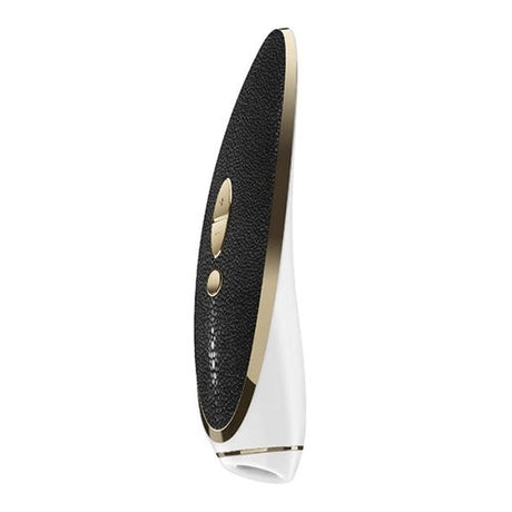 Satisfyer Haute Couture Clitoral Stimulator — Leather & Silicone - SF7458