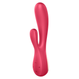 Satisfyer Mono Flex Connect Rabbit Vibrator — Red - SAT-J2018-87-1
