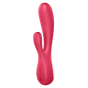 Satisfyer Mono Flex Connect Rabbit Vibrator — Red - SAT-J2018-87-1