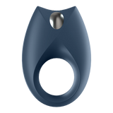 Satisfyer Royal One Vibrating Cock Ring with Clitoral Stimulator — Blue - J2008-21