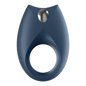 Satisfyer Royal One Vibrating Cock Ring with Clitoral Stimulator — Blue - J2008-21