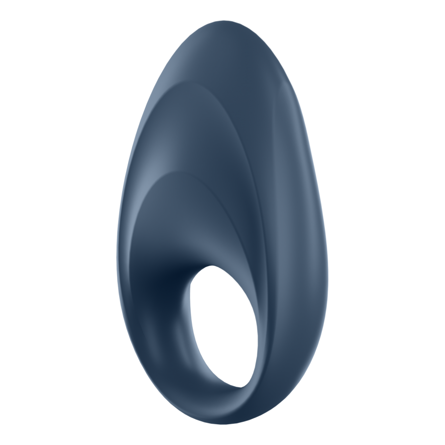 Satisfyer Mighty One Cock Ring — App Control, Blue - J2008-19