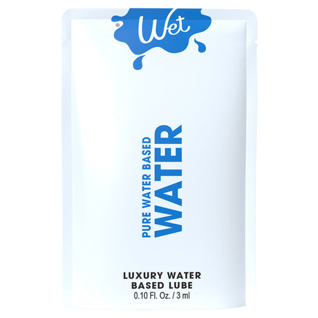 Wet Water-Based Lubricant Sample — 0.10 fl oz (3 ml) - WT3180
