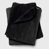 Liberator Fasinator Throw — Regular Size, Faux Fur & Microvelvet, Black - L1696