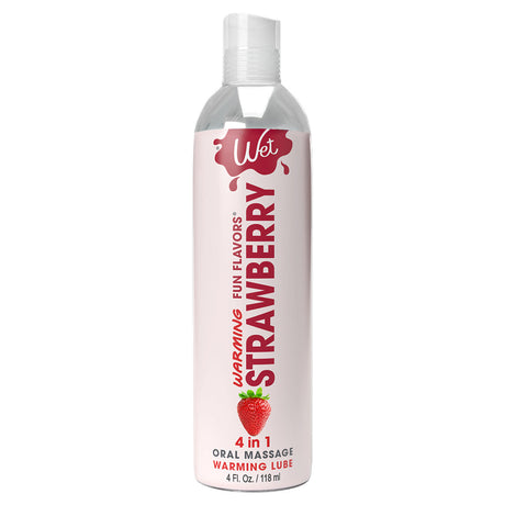 Wet Fun Flavours Strawberry Warming Lubricant — 4 fl. oz. - WT4248