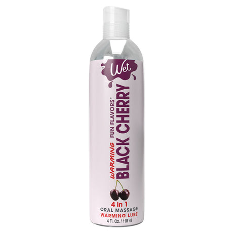 Wet Fun Flavours Black Cherry Warming Lubricant — 4 fl. oz. - WT20425