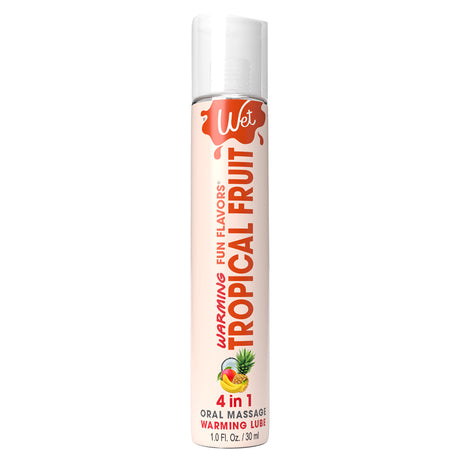 WET Fun Flavours Tropical Explosion Warming Lubricant — 1 fl oz - WT4392
