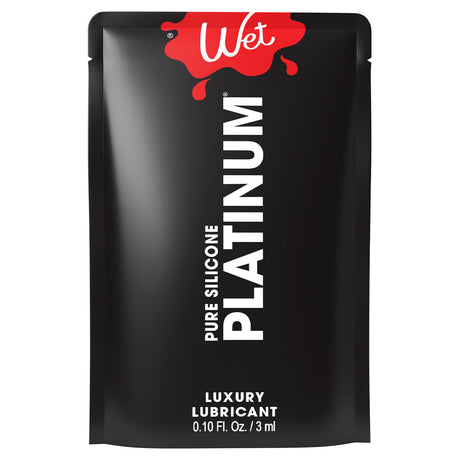 Wet Platinum Silicone Lubricant — 0.10 fl oz (3 ml) - WT7522