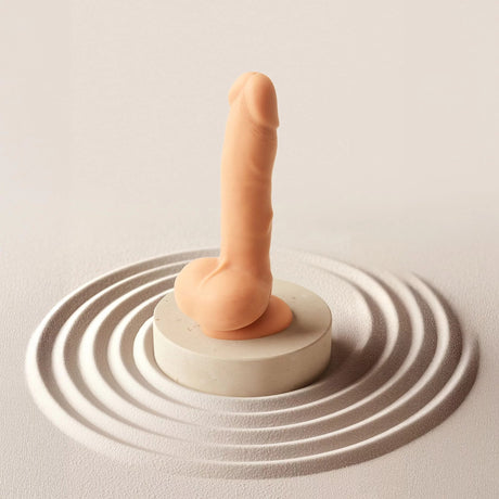 Strap-On-Me Realistic Rotating & Vibrating Dildo L — Vanilla - SM7548