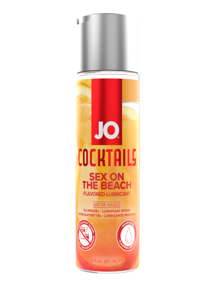 JO Lubricants Cocktails Sex on the Beach Flavored Lubricant — 2 fl oz (60 mL) - JO992