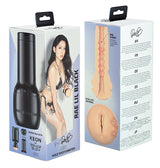 Kiiroo FeelRae Lil Black Stroker with TPE Sleeve, 220x84 - KR2908